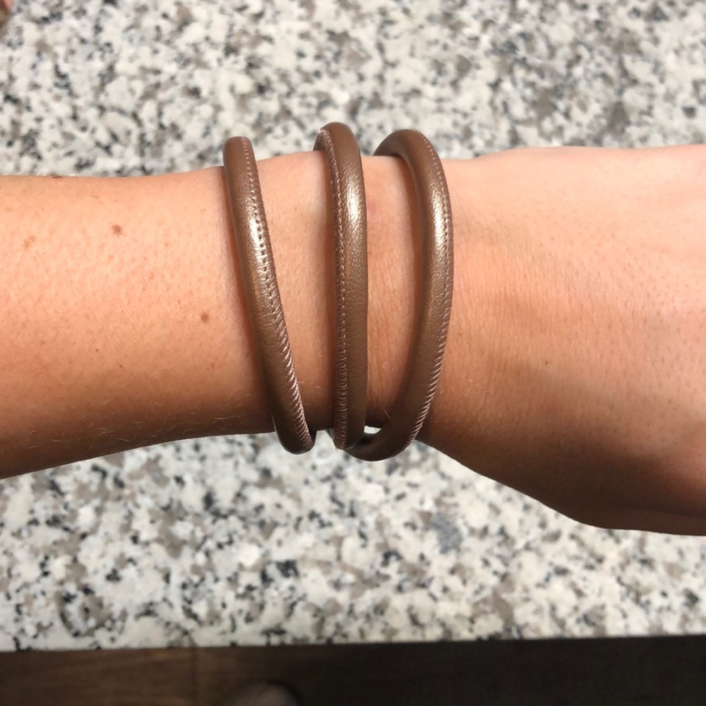 Handmade leather bracelet